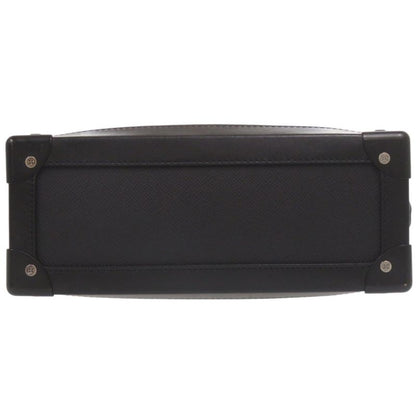 Louis Vuitton Soft Trunk Rainbow Color Taiga Leather Black Shoulder Bag [serial Number]