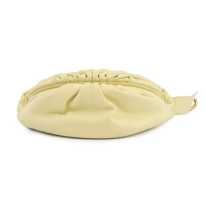 Bottega Veneta Belt Bag the Chain Pouch Leather Light Yellow