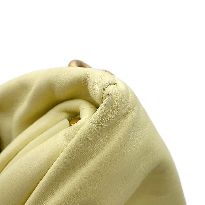 Bottega Veneta Belt Bag the Chain Pouch Leather Light Yellow