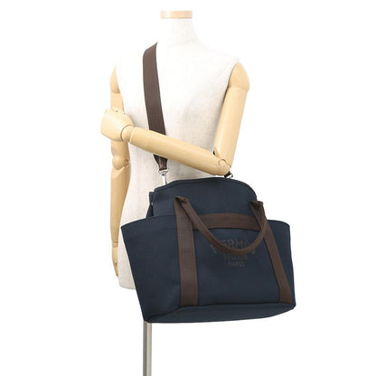 Hermes Sac de Pansage Groom Navy Blue 2-Way Pouch