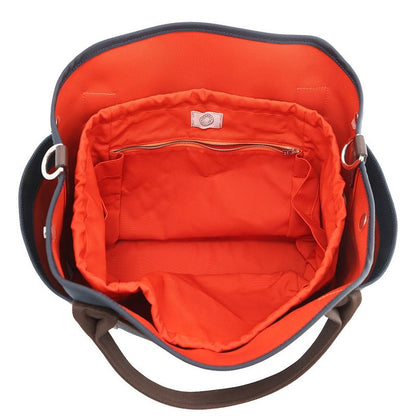 Hermes Sac de Pansage Groom Navy Blue 2-Way Pouch