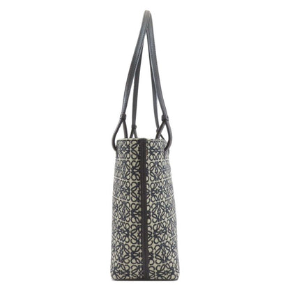 Loewe Anagram Tote Canvas Leather