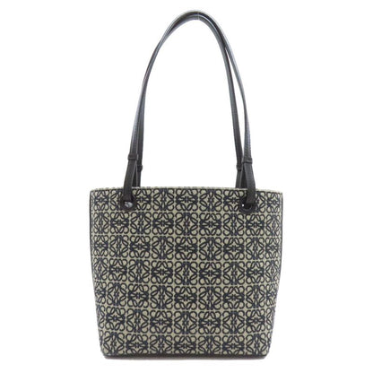 Loewe Anagram Tote Canvas Leather