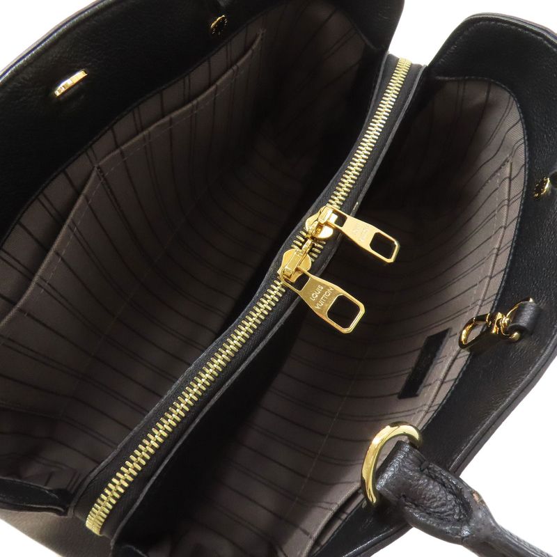 Louis Vuitton Montaigne MM Handbag Noir Black