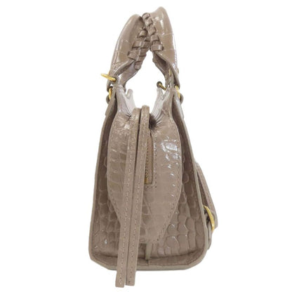Balenciaga Neo Classic Mini City 2-Way Handbag Brown