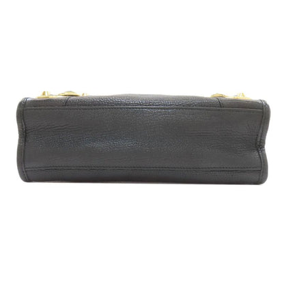 Balenciaga Classic Metallic Edge Mini City 2-Way Handbag Black