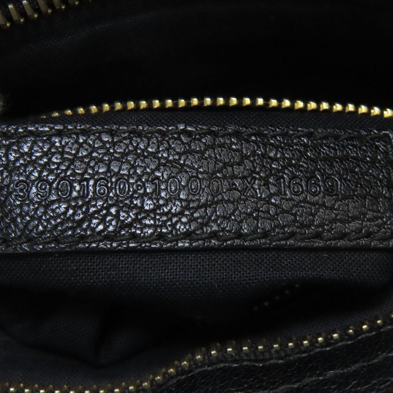 Balenciaga Classic Metallic Edge Mini City 2-Way Handbag Black