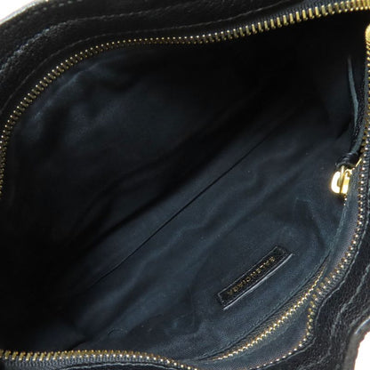 Balenciaga Classic Metallic Edge Mini City 2-Way Handbag Black