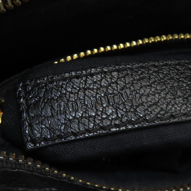 Balenciaga Classic Metallic Edge Mini City 2-Way Handbag Black