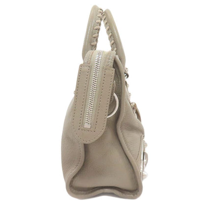 Balenciaga Classic Metallic Edge City S Handbag Gray