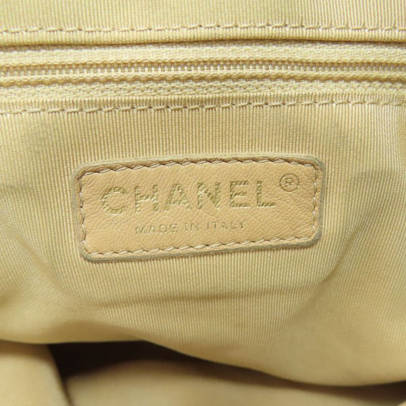 Chanel Quilted CC Logo Gold 2-Way Shoulder Bag Black