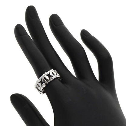 Cartier Entrelaces 52 Ring 18K White Gold Silver