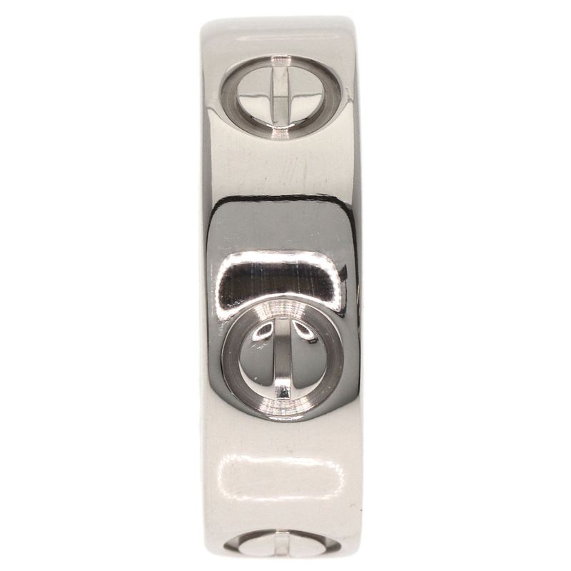 Cartier Love Ring 49 18K White Gold Silver
