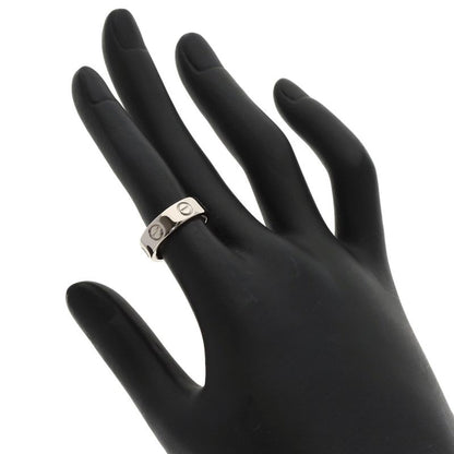 Cartier Love Ring 49 18K White Gold Silver