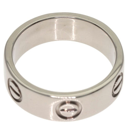 Cartier Love Ring 49 18K White Gold Silver