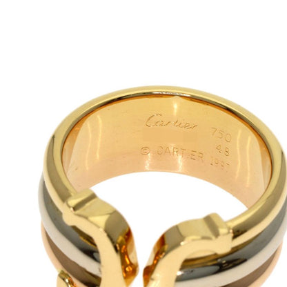 Cartier LM 48 Ring 18K Yellow Gold 18K Pink White