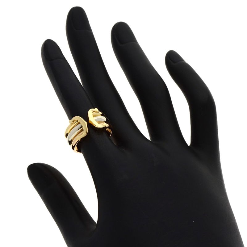 Cartier LM 48 Ring 18K Yellow Gold 18K Pink White