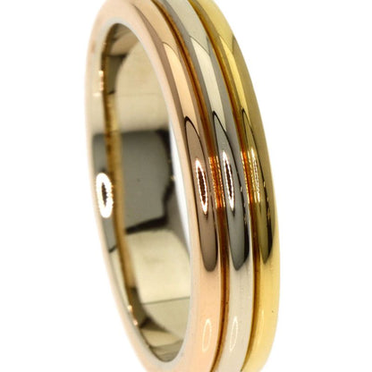 Cartier Three Color 48 Ring 18K Yellow Gold 18K Pink White