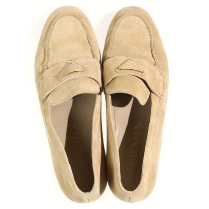 Prada Suede Loafers Beige