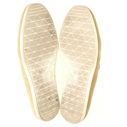 Prada Suede Loafers Beige