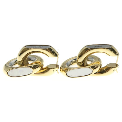 Saint Laurent Yves Cassandra Duo Link Earrings