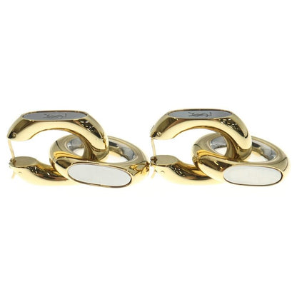 Saint Laurent Yves Cassandra Duo Link Earrings