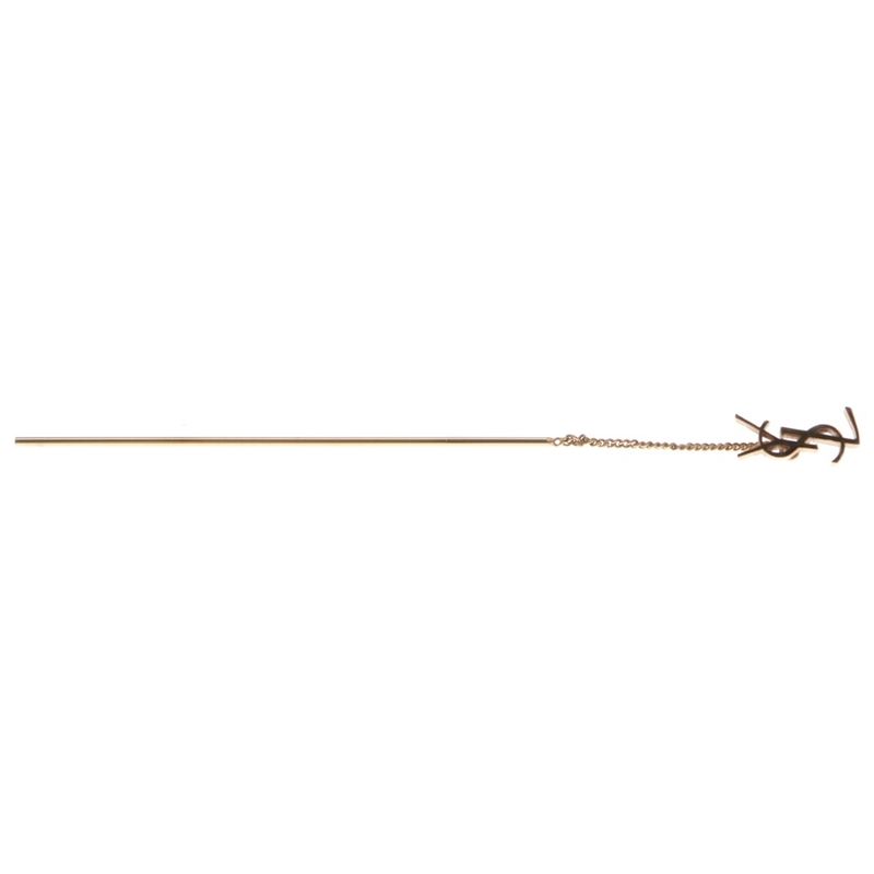 Saint Laurent Yves Cassandra Calf Earrings