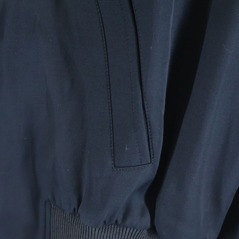 Celine Triomphe Zip Up Classic Jacket Navy
