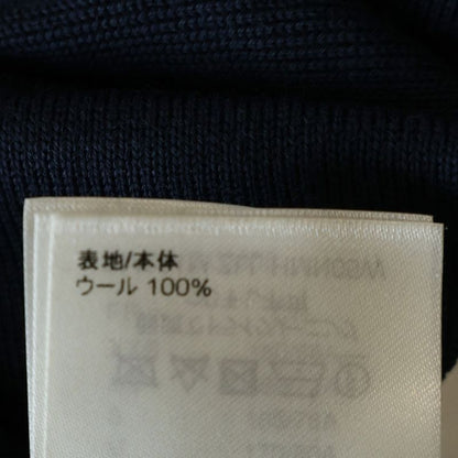 Louis Vuitton Nigo Intarsia Heart Logo Wool High Neck Knit Sweater Navy