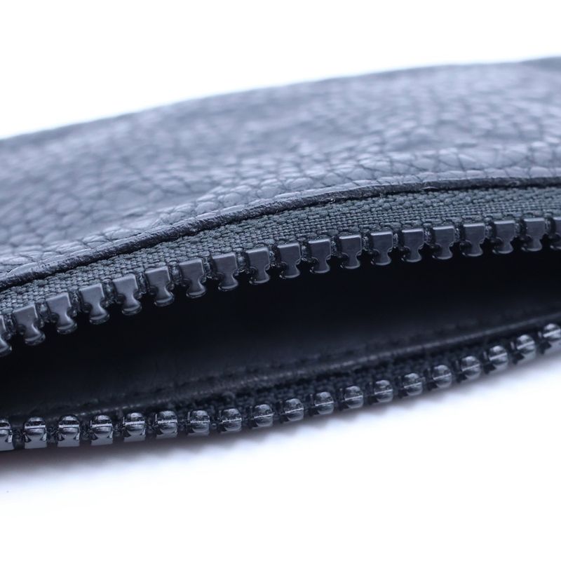 Louis Vuitton Taurillon Monogram Leather Coin Case with Chi-n Black