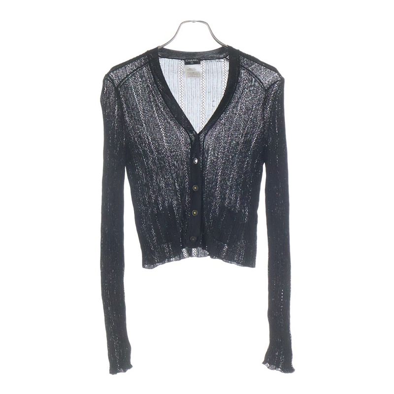 Chanel Ensemble Knit Cardigan Black