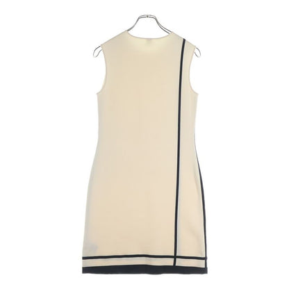 Hermes Sleeveless Dress Ivory Navy Ivory-