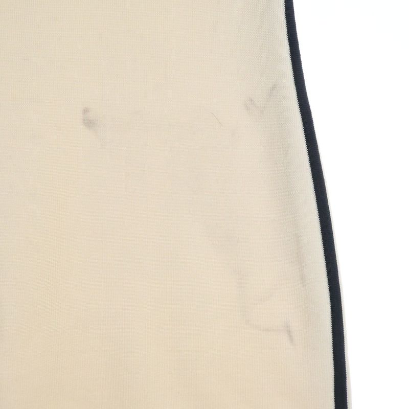 Hermes Sleeveless Dress Ivory Navy Ivory-