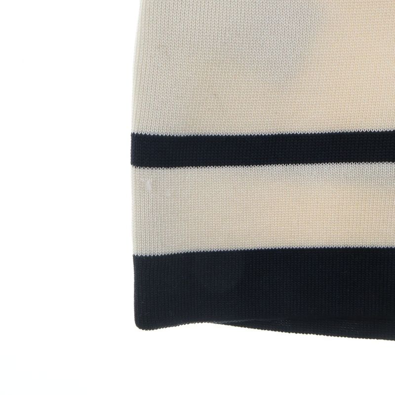 Hermes Sleeveless Dress Ivory Navy Ivory-