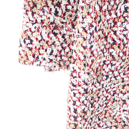 Dior Logo Button Long Tweed Jacket