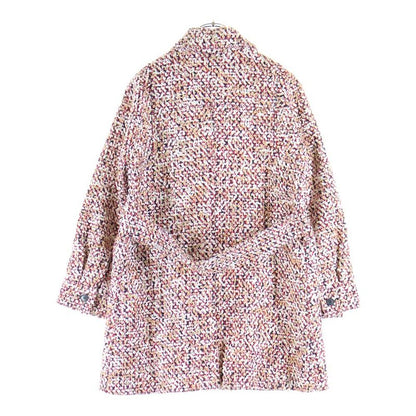 Dior Logo Button Long Tweed Jacket