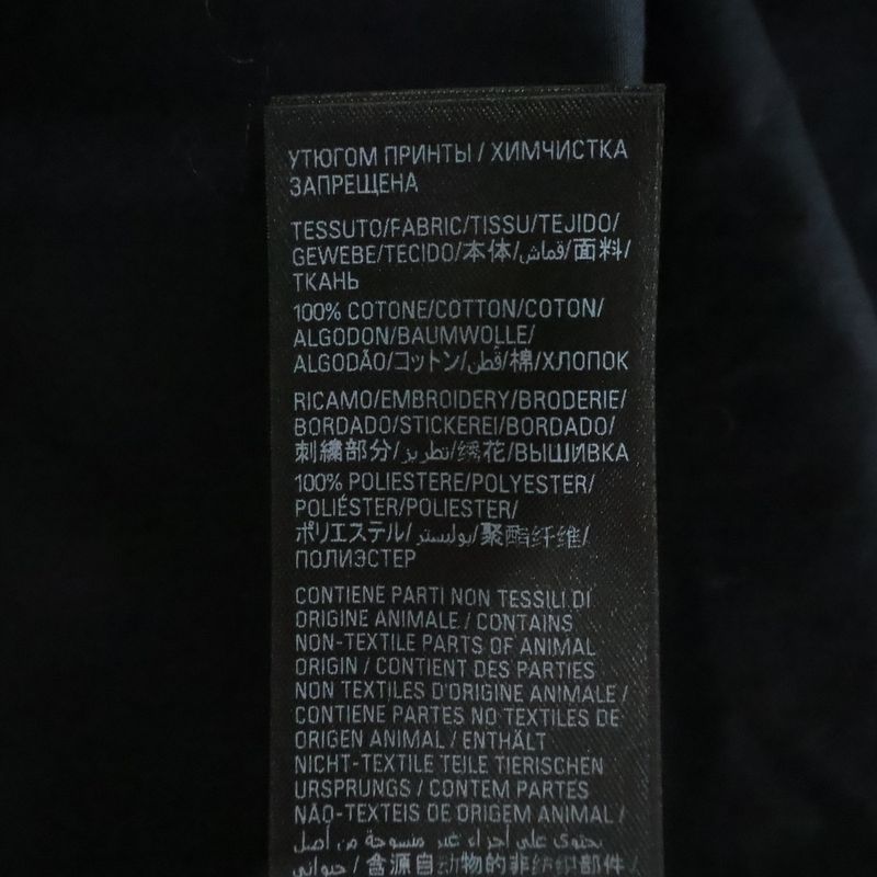 Balenciaga Back Tee Print Short Sleeve Shirt Black