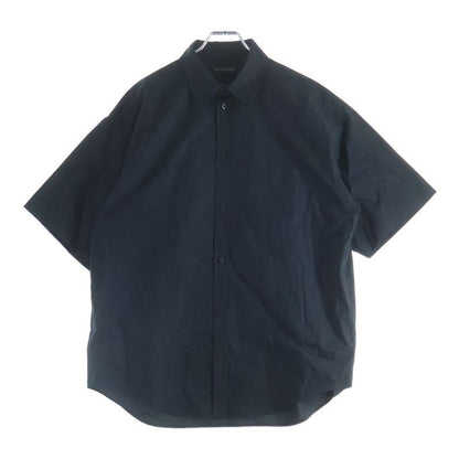Balenciaga Back Tee Print Short Sleeve Shirt Black