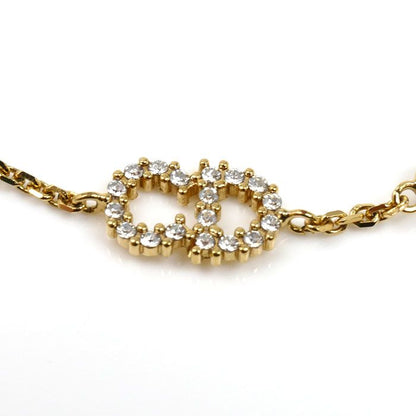 Dior Metal Faux Pearl Clair D Lune Bracelet 16 17.5