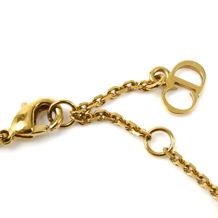 Dior Metal Faux Pearl Clair D Lune Bracelet 16 17.5