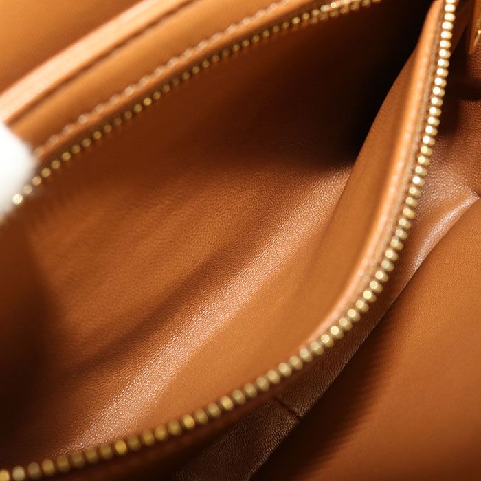 Celine Classic Triomphe Crossbody Shoulder Bag Jacquard Beige