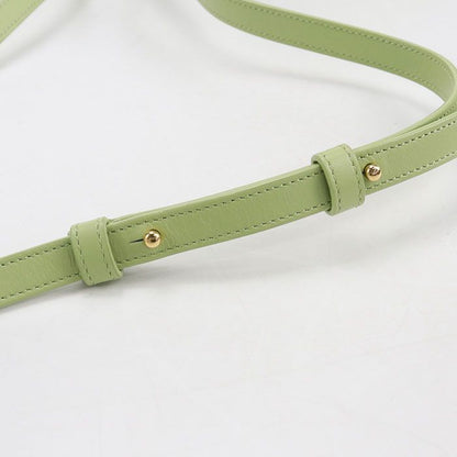 Celine Oval Pass Cuill Triomphe Crossbody Shoulder Bag Leather Green