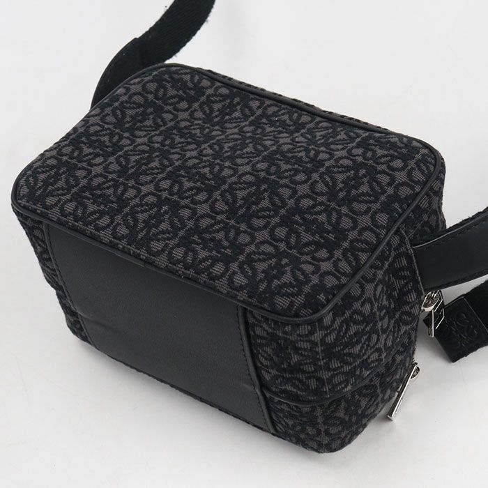 Loewe Camera Bag Anagram Crossbody Jacquard Black