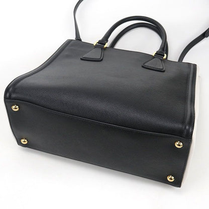 Prada 2-Way Galleria Tote Leather Black