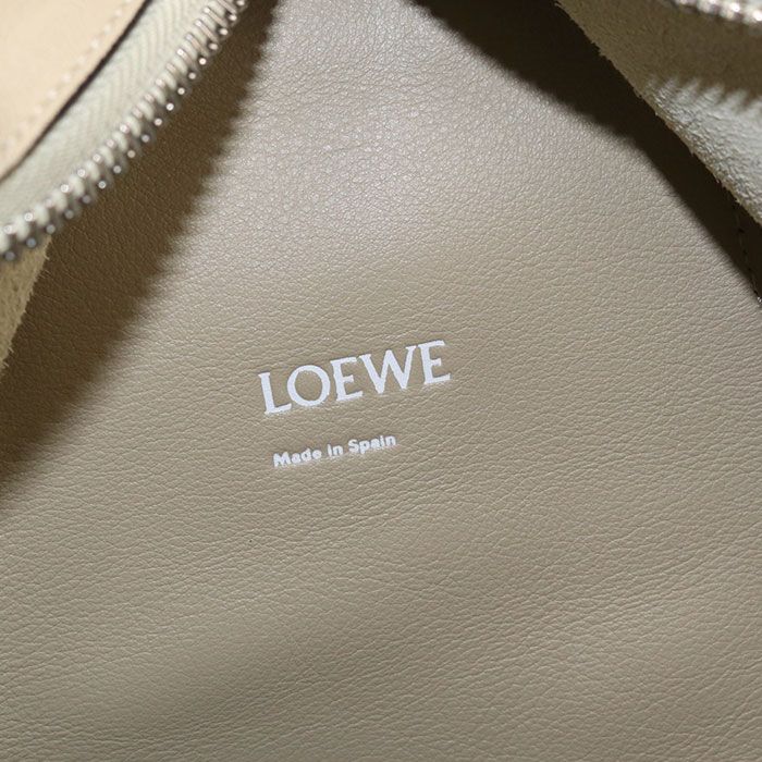 Loewe Anton Ring Shoulder Bag Beige