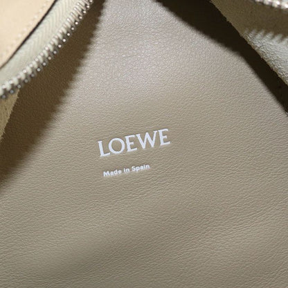 Loewe Anton Ring Shoulder Bag Beige