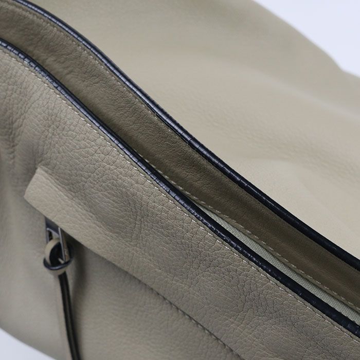Loewe Anton Ring Shoulder Bag Beige