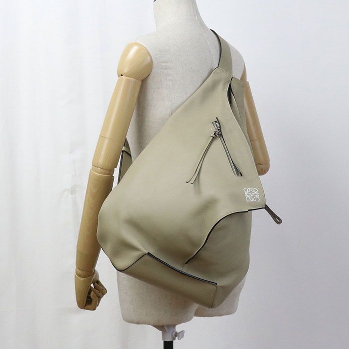 Loewe Anton Ring Shoulder Bag Beige