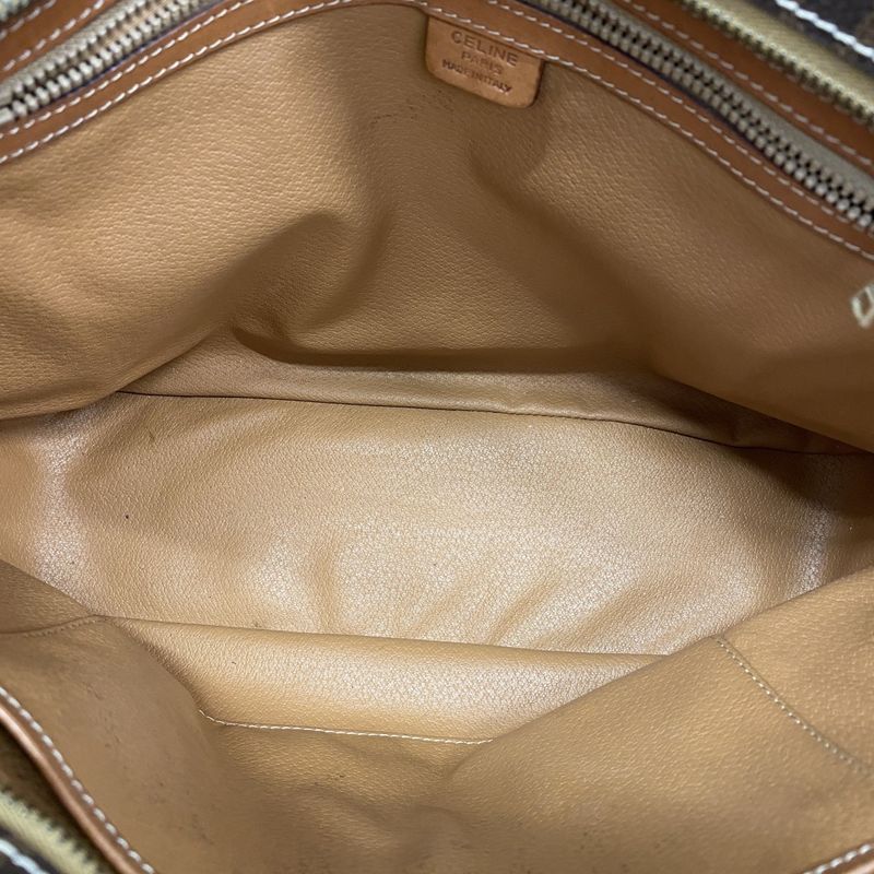 Celine Tote Macadam Brown Gold