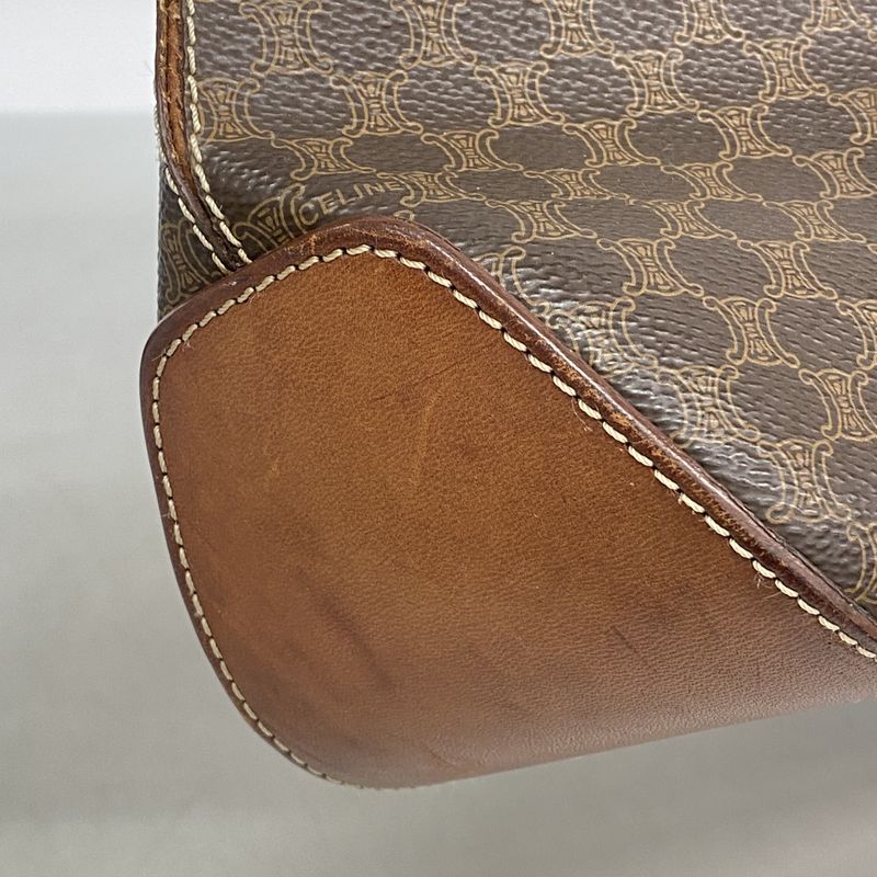 Celine Tote Macadam Brown Gold